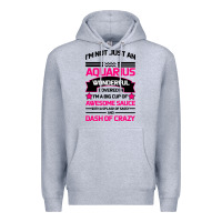 Heather Grey Aquarius Woman Premium Hoodie - Bettercallsaul