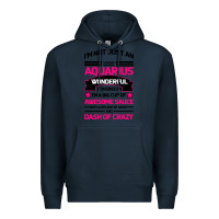 Navy Aquarius Woman Premium Hoodie - Bettercallsaul