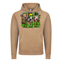 Vintage Coffee St patrick's day heifers Vintage Hoodie - RanaPortraitStore