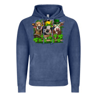 Vintage Denim St patrick's day heifers Vintage Hoodie - RanaPortraitStore