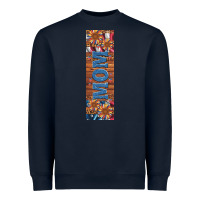 Navy usa flag and mom penwraps Heavyweight Sweatshirt - Artiststas