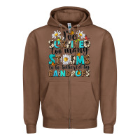 Chestnut ive survived too many storms to be bothered by rai Zipper Hoodie - NancyCooperArtShop