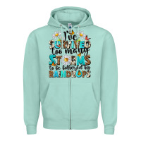 Seafoam ive survived too many storms to be bothered by rai Zipper Hoodie - NancyCooperArtShop
