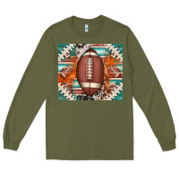 Army Green american football serape glittertumbler Long Sleeve Tee - Jasminsmagicworld
