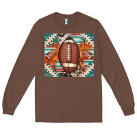 Chestnut american football serape glittertumbler Long Sleeve Tee - Jasminsmagicworld