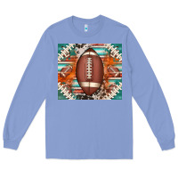 Colony Blue american football serape glittertumbler Long Sleeve Tee - Jasminsmagicworld