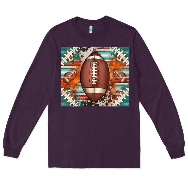 American Football Serape Glittertumbler Long Sleeve Tee by Jasminsmagicworld | Teevron