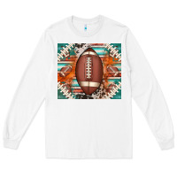 White american football serape glittertumbler Long Sleeve Tee - Jasminsmagicworld