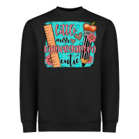 Black little miss kindergarten cutie Heavyweight Sweatshirt - JahusDesignShop