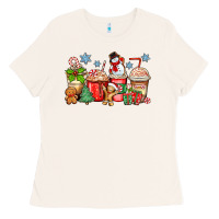 Bone christmas coffee cups Ladies Tee - Zillion Design Studio