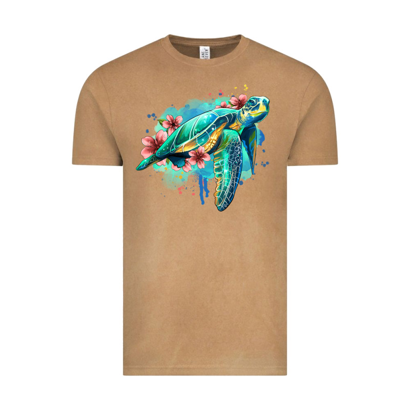 Floral Turtle Vintage Tee by Jasminsmagicworld | Teevron