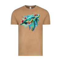 Vintage Camel floral turtle Vintage Tee - Jasminsmagicworld