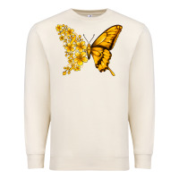 Sandshell childhood cancer butterfly Premium Sweatshirt - Jasminsmagicworld
