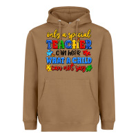 Toasted Coconut only a special teacher can hear what a child can n Heavyweight Hoodie - Artiststas