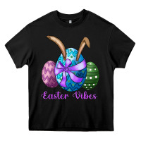 Black easter bunny ear eggs easter vibes Heavy Core Tee - RanaPortraitStore