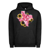 Pigment Black texas map breast cancer Urban Hoodie - CowGirlArtShop
