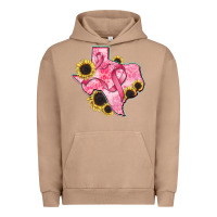 Pigment Burro texas map breast cancer Urban Hoodie - CowGirlArtShop
