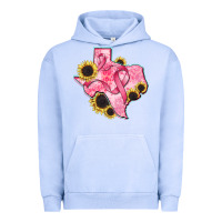 Pigment Grape Ice texas map breast cancer Urban Hoodie - CowGirlArtShop
