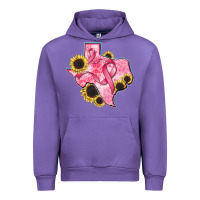 Tulip texas map breast cancer Urban Hoodie - CowGirlArtShop