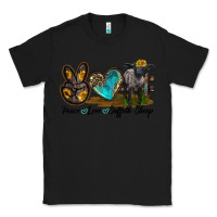Black Peace Love Suffolk Sheep Classic Tee - LillyAllenDesigns