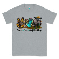 Heather Grey Peace Love Suffolk Sheep Classic Tee - LillyAllenDesigns