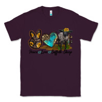 Plum Peace Love Suffolk Sheep Classic Tee - LillyAllenDesigns