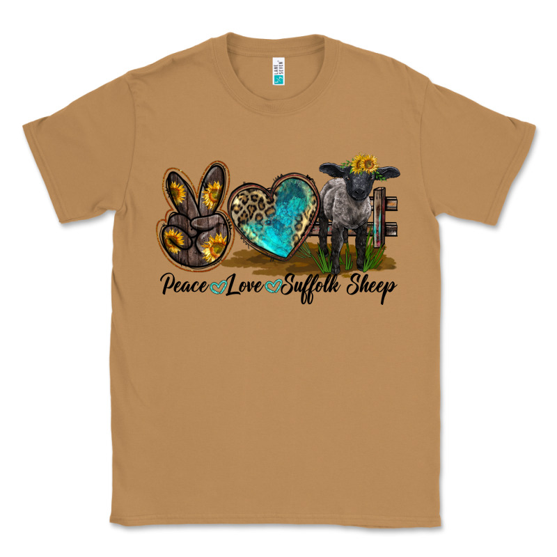 Peace Love Suffolk Sheep Classic Tee by LillyAllenDesigns | Teevron
