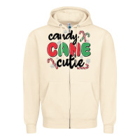 Sandshell candy cane cutie Zipper Hoodie - MaliasSmallBusiness
