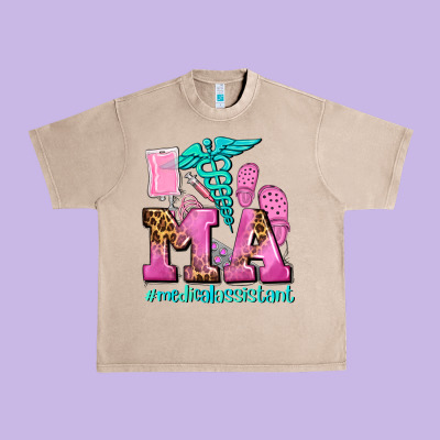 M A Medical Assistant Urban Heavy Tee Designed By Adodesignshop