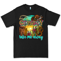 Black cowboy take me away Premium Tee - Zillion Design Studio