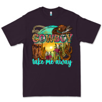 Plum cowboy take me away Premium Tee - Zillion Design Studio