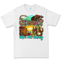 White cowboy take me away Premium Tee - Zillion Design Studio