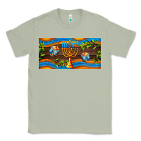 Matcha hanukkah with candlestick Classic Tee - AdoDesignShop