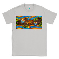 Moon Dust hanukkah with candlestick Classic Tee - AdoDesignShop