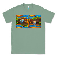 Sage hanukkah with candlestick Classic Tee - AdoDesignShop