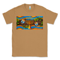 Toasted Coconut hanukkah with candlestick Classic Tee - AdoDesignShop