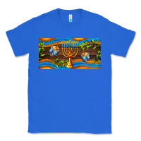 True Royal hanukkah with candlestick Classic Tee - AdoDesignShop