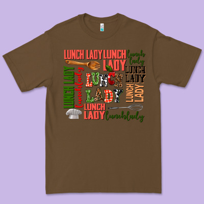 Lunch Lady Premium Tee Designed By Adodesignshop