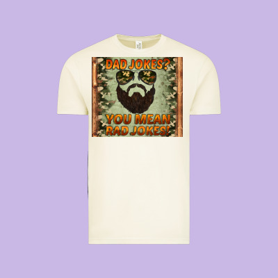 Dad Jokes You Mean Rad Jokes Vintage Tee Designed By Artiststas