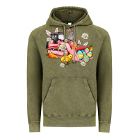 Vintage Olive easter excavator Vintage Hoodie - AdoDesignShop