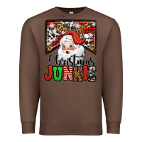 Chestnut Christmas junkie Santa Claus Premium Sweatshirt - Jasminsmagicworld