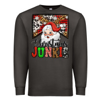 Smoke Christmas junkie Santa Claus Premium Sweatshirt - Jasminsmagicworld