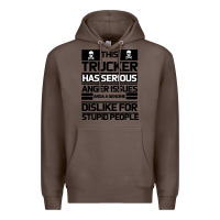Coffee TRUCKER Premium Hoodie - Bettercallsaul