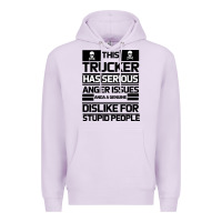 Lilac TRUCKER Premium Hoodie - Bettercallsaul