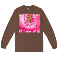 Chestnut Breast Cancer diva Long Sleeve Tee - NancyCooperArtShop