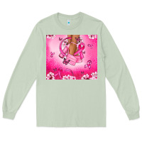 Matcha Breast Cancer diva Long Sleeve Tee - NancyCooperArtShop
