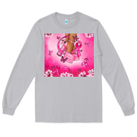 Moon Dust Breast Cancer diva Long Sleeve Tee - NancyCooperArtShop