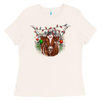 Bone christmas  texas longhorn Ladies Tee - JahusDesignShop