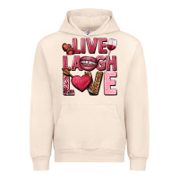 Sandshell Live laugh love Valentine's Day Urban Hoodie - HowdyJamesFarm