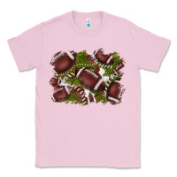 Bubblegum Pink football background Classic Tee - BarkalooDesign